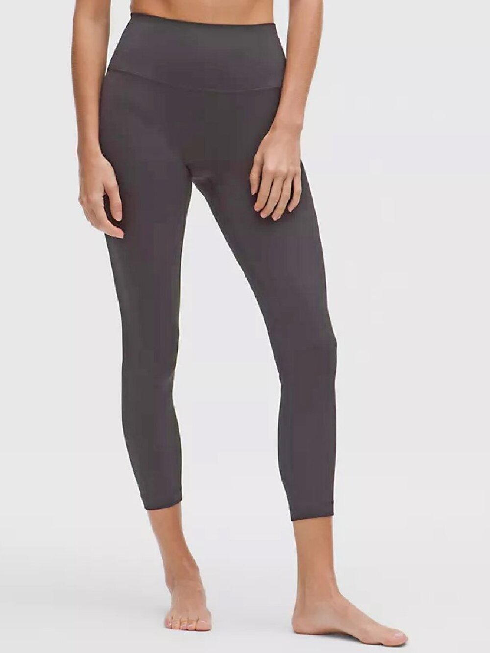 12 Lululemon Align No Line™ High-Rise Pant 25" Black Gym Leggings